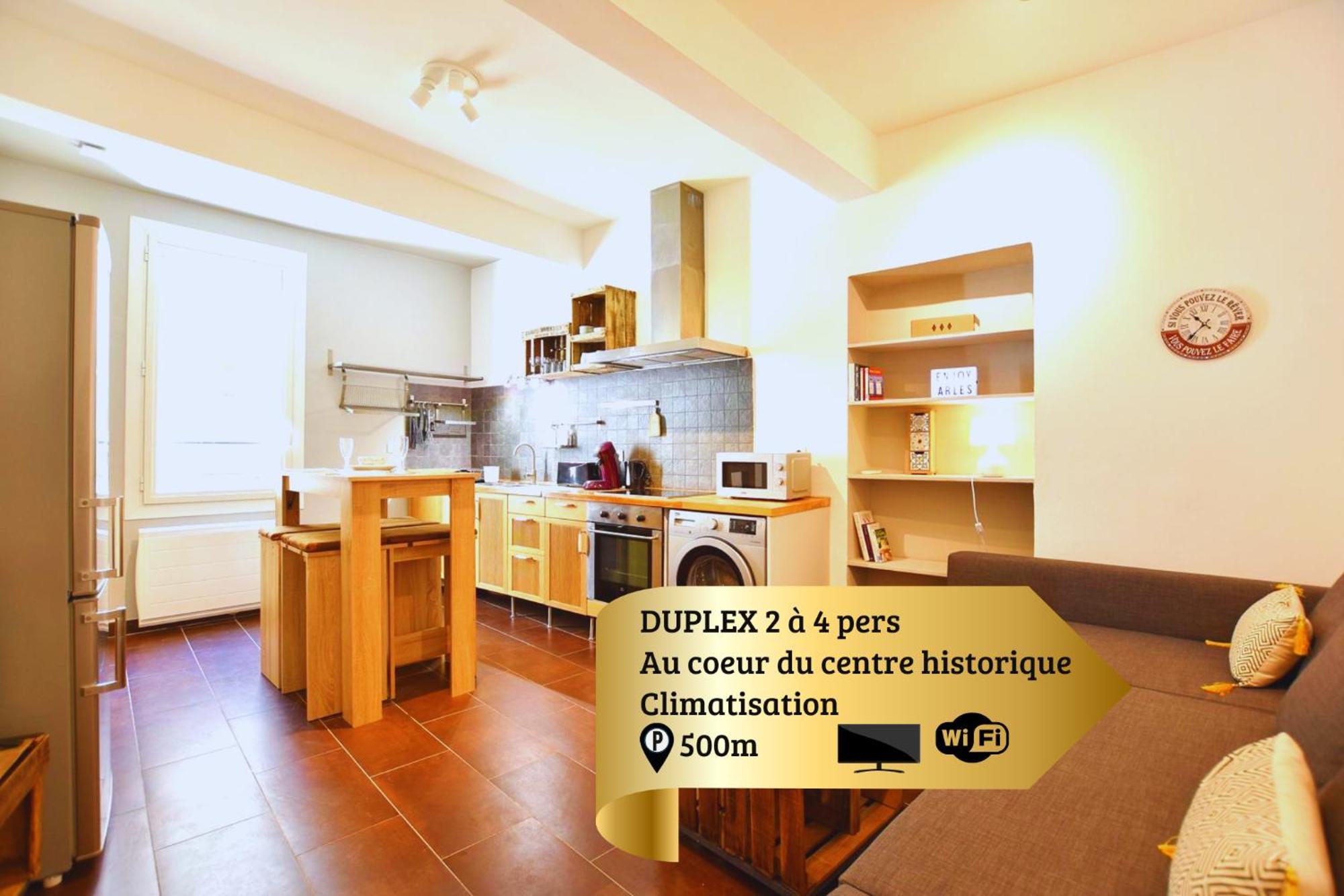 דירות Succes - Tres Beau Duplex- Coeur D'Arles- Climatisation מראה חיצוני תמונה